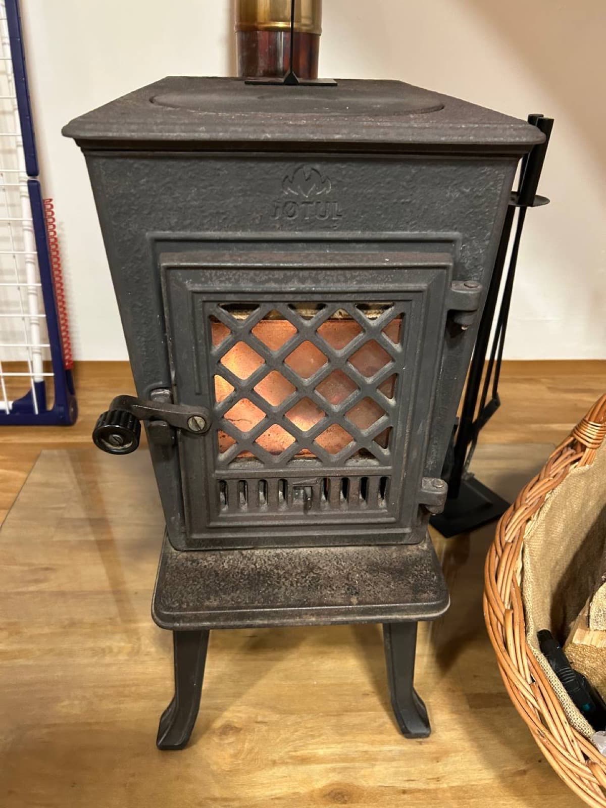 Wood stove near Sněžka