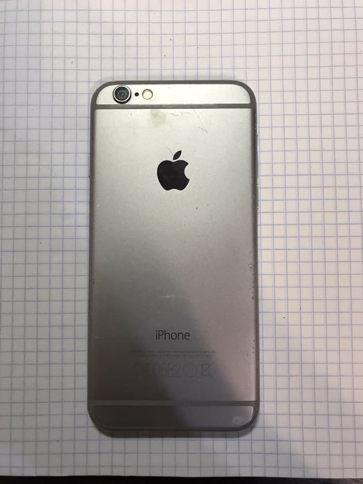 Restored iPhone back panel after repair