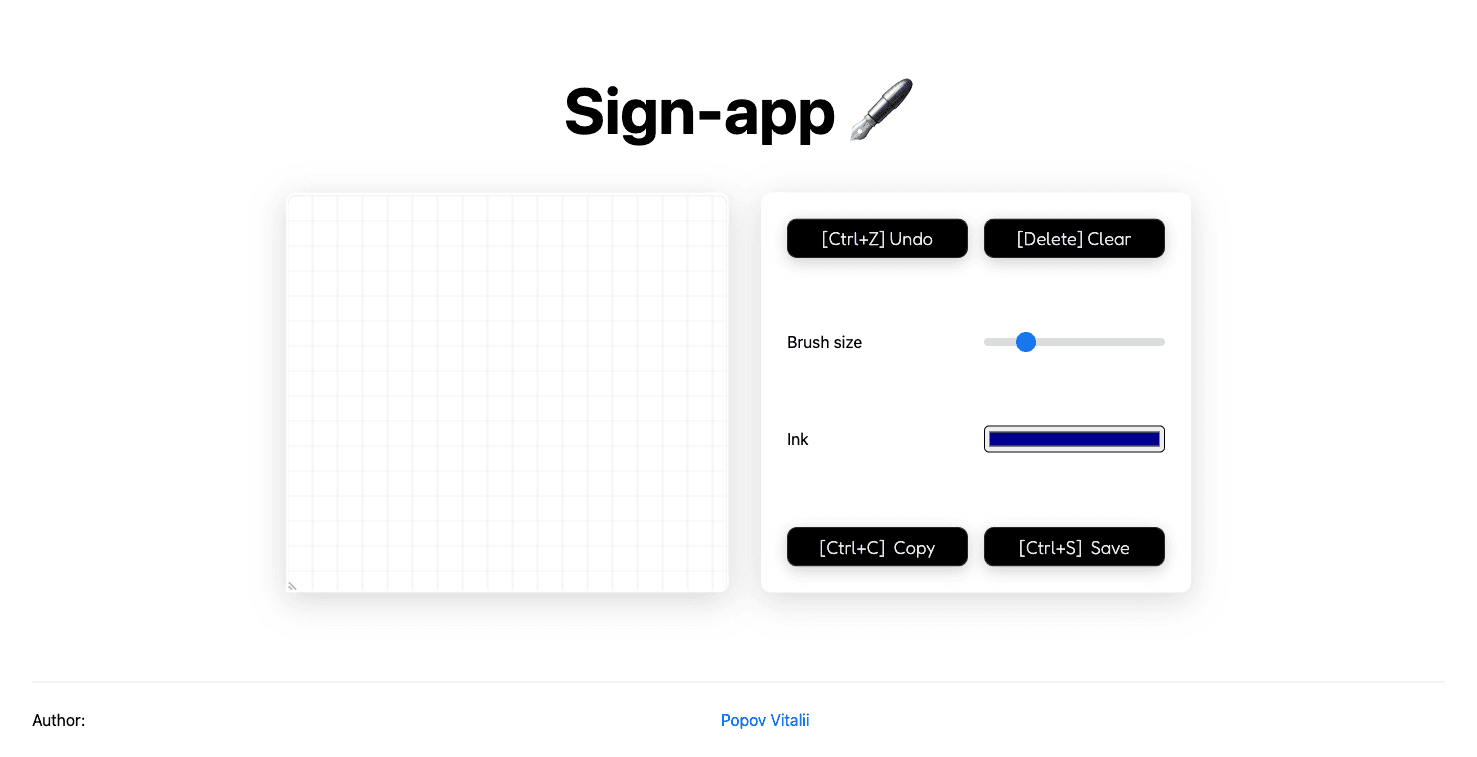 Sign-App — Signature Drawing Tool